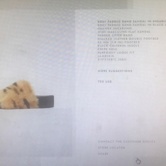 Nwob Authentic celine leopard print fur slides - Picture 7 of 7